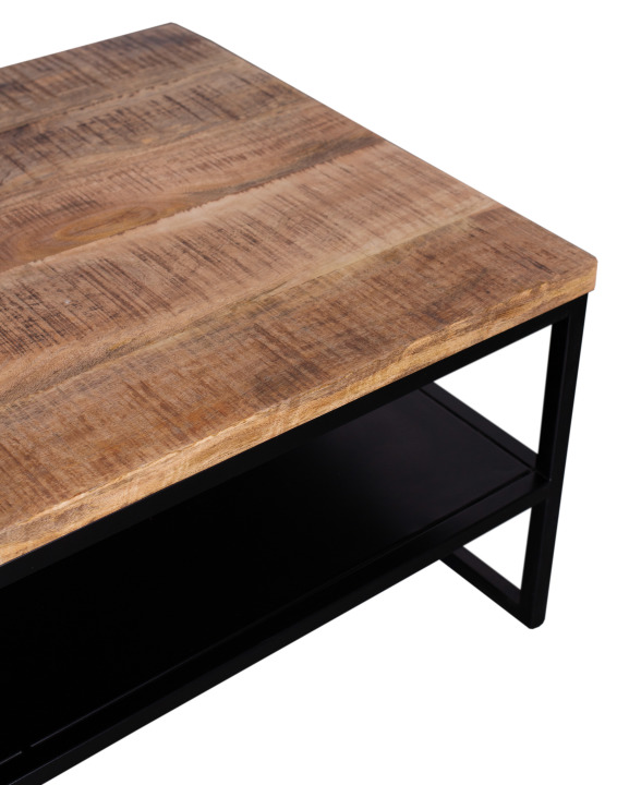 Couchtisch Sicilia Mango Natur 110x60x41 cm Braun